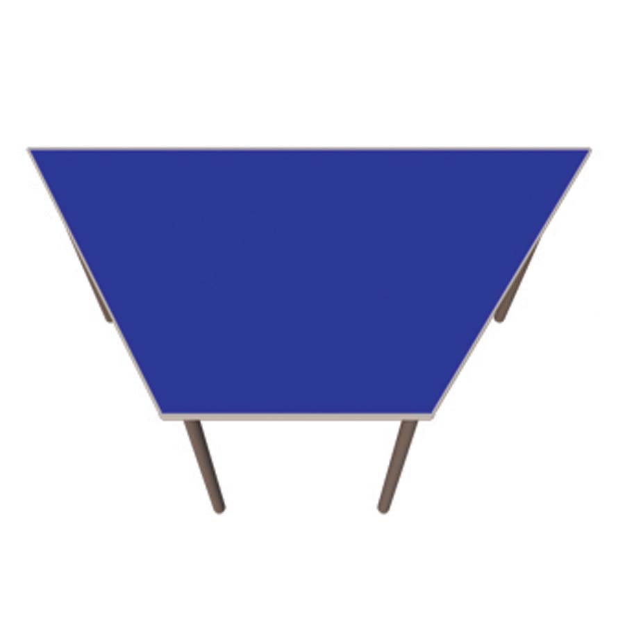 Cogent Classroom Table 1100x550 Trapezoidal Textured PU Edge