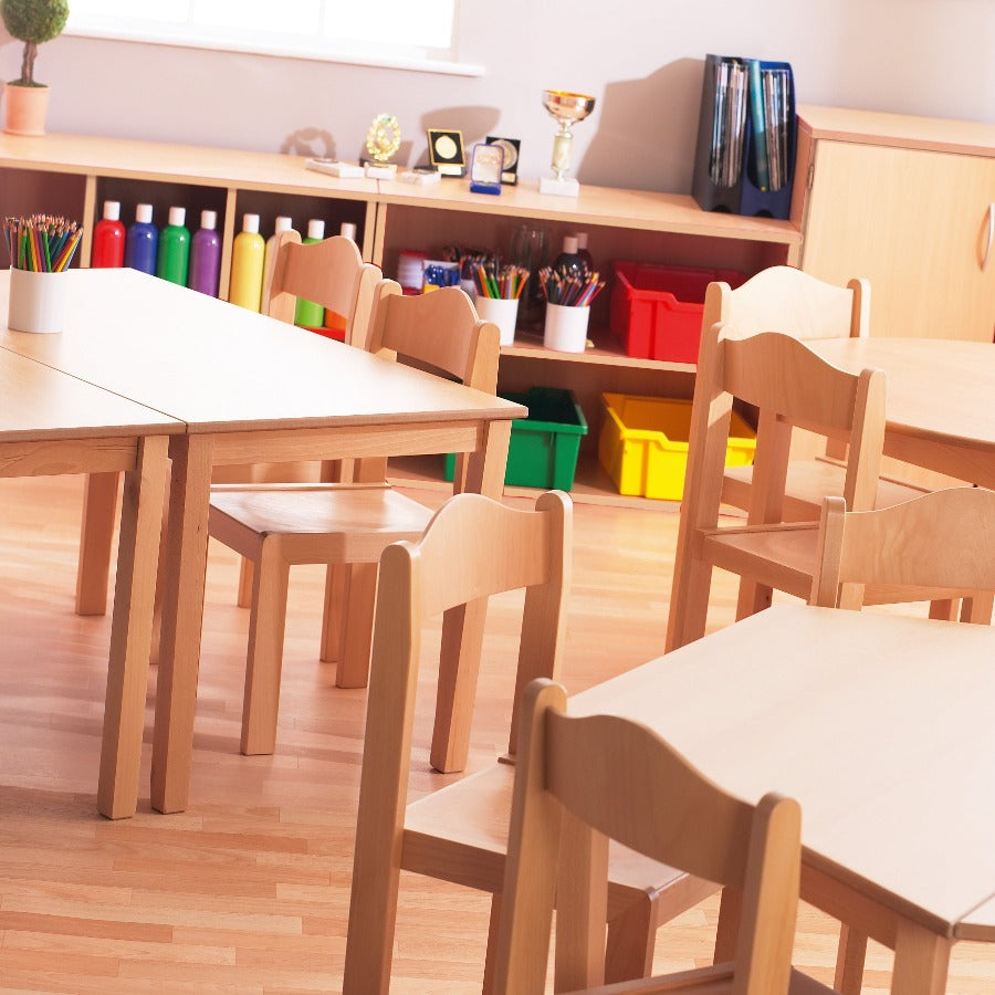 Bergen Rectangular Wooden Classroom Table