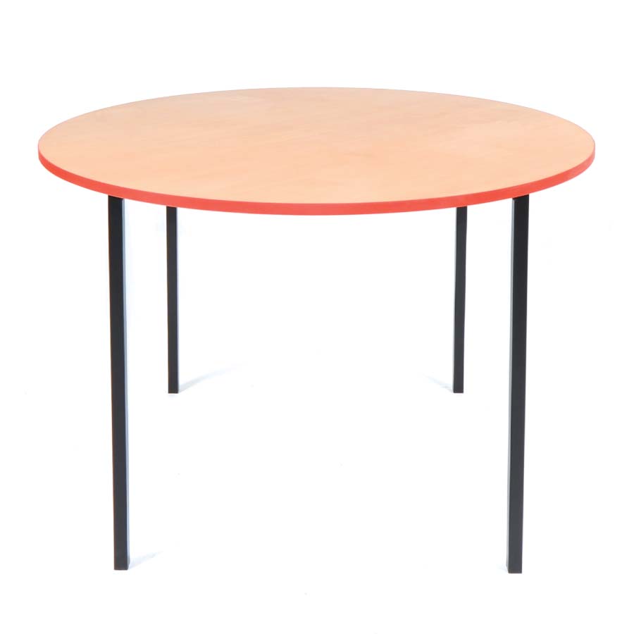 Morleys Fully Welded Classroom Table 1100dia. Circular ABS Edge