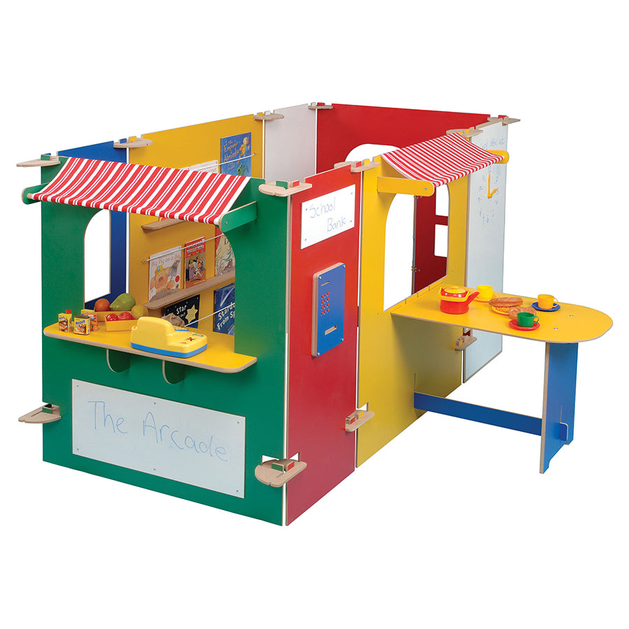 Twoey Panel Shopping Arcade Set Multicoloured S-3506-12 JR34010-1