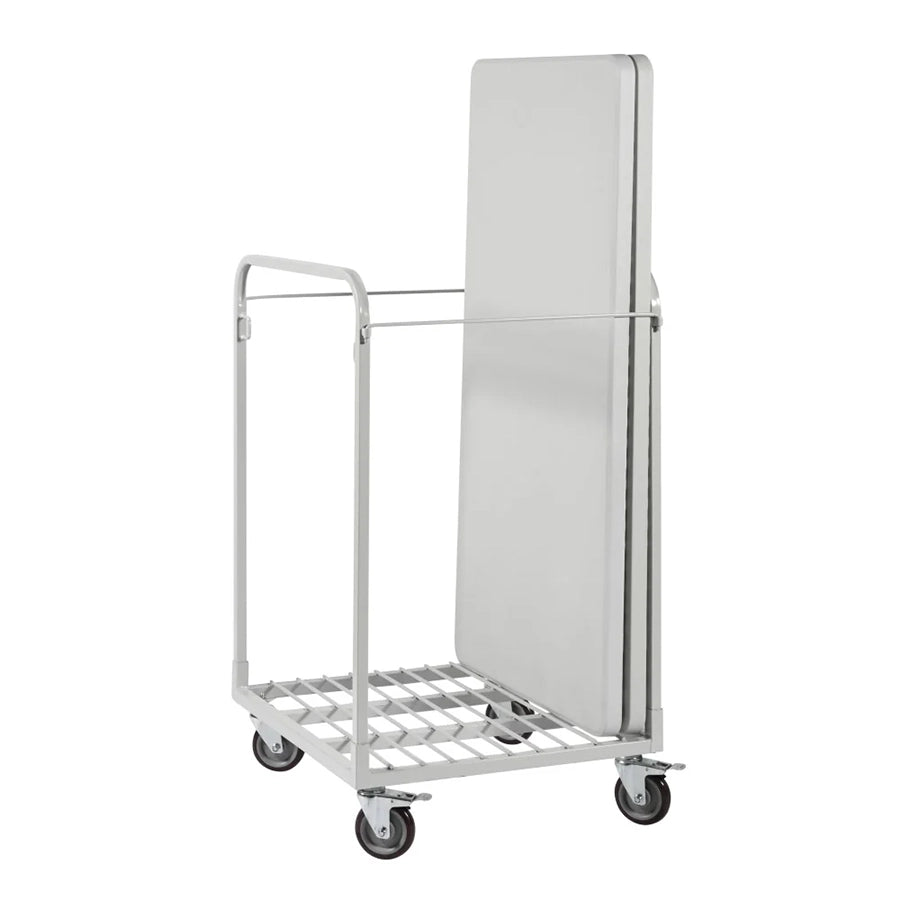 Basics Upright Poly Folding Table Trolley