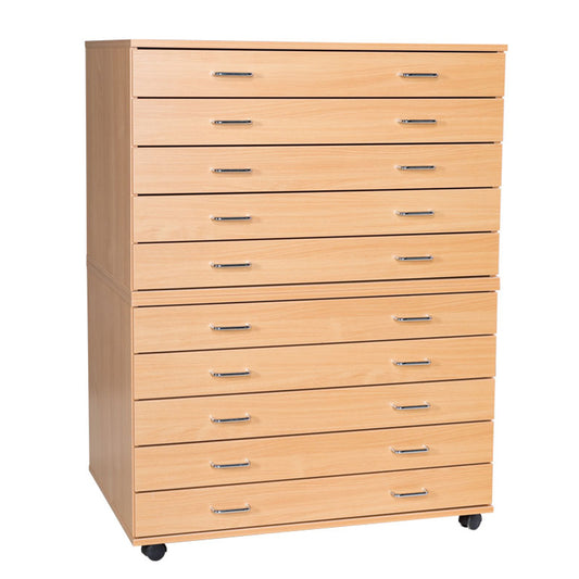 Smart Storage 10 Drawer A1 Planchest - Mobile or Static