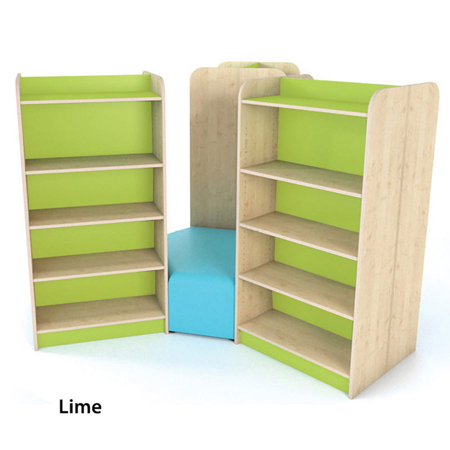 KubbyClass® Double Bookcase Library Island (Set S)