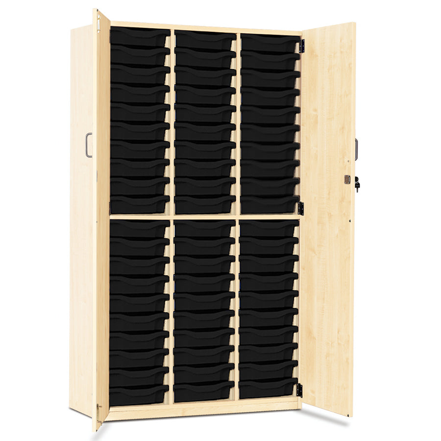 60 Tray Storage Cupboard with Full Locking Doors