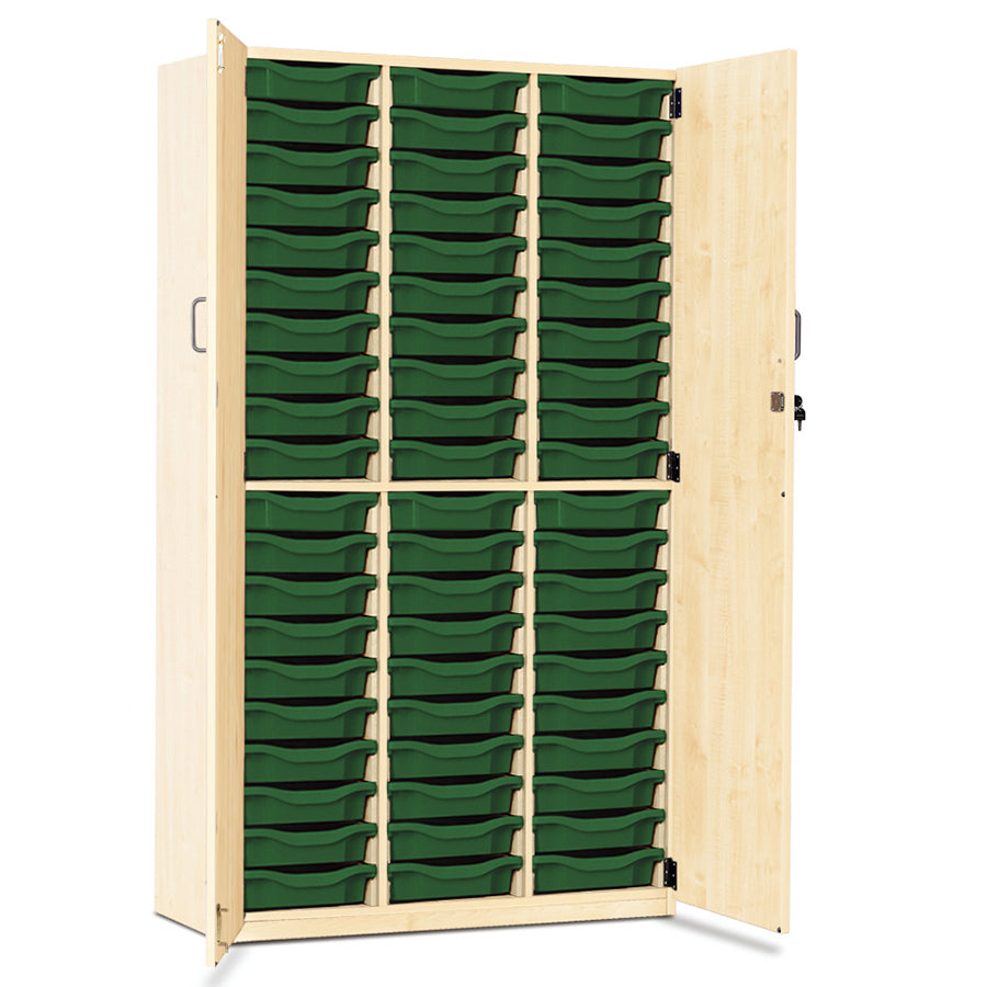 60 Tray Storage Cupboard with Full Locking Doors