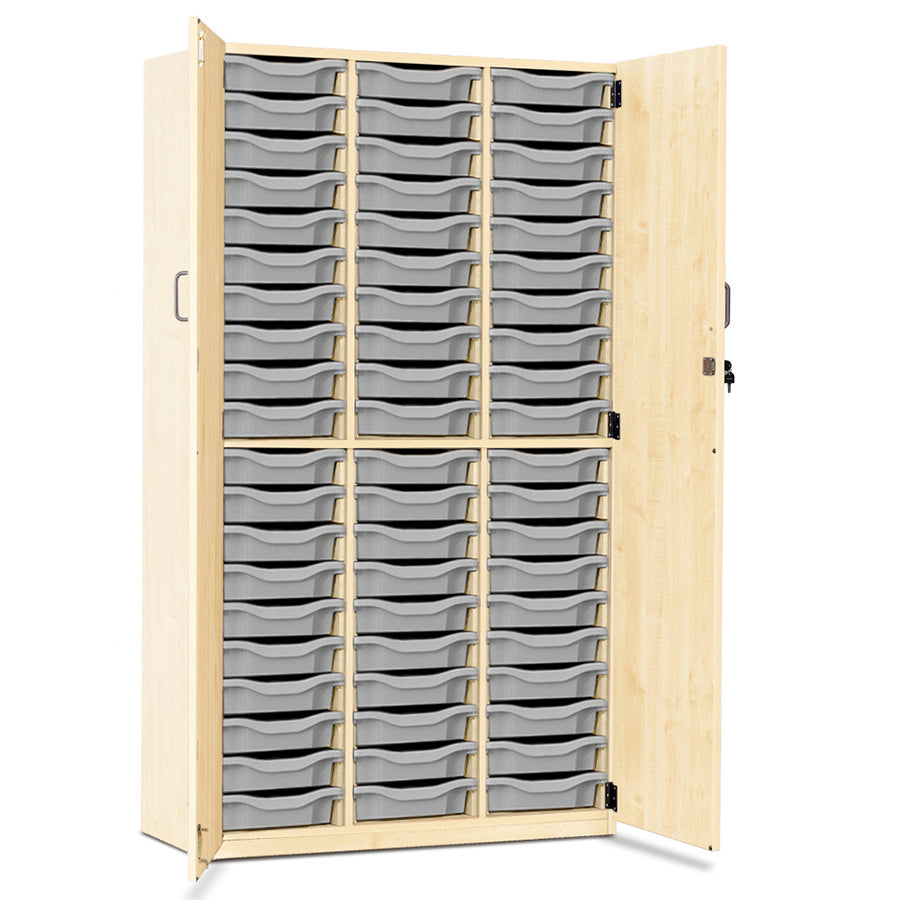 60 Tray Storage Cupboard with Full Locking Doors