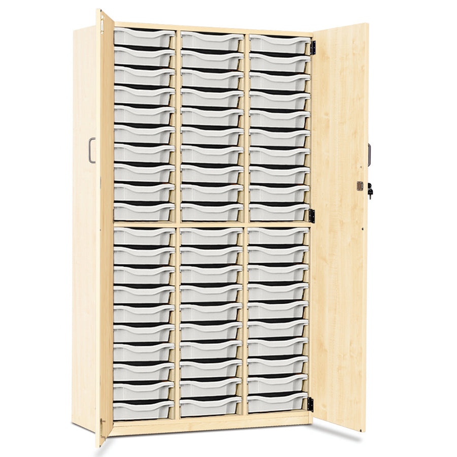 60 Tray Storage Cupboard with Full Locking Doors