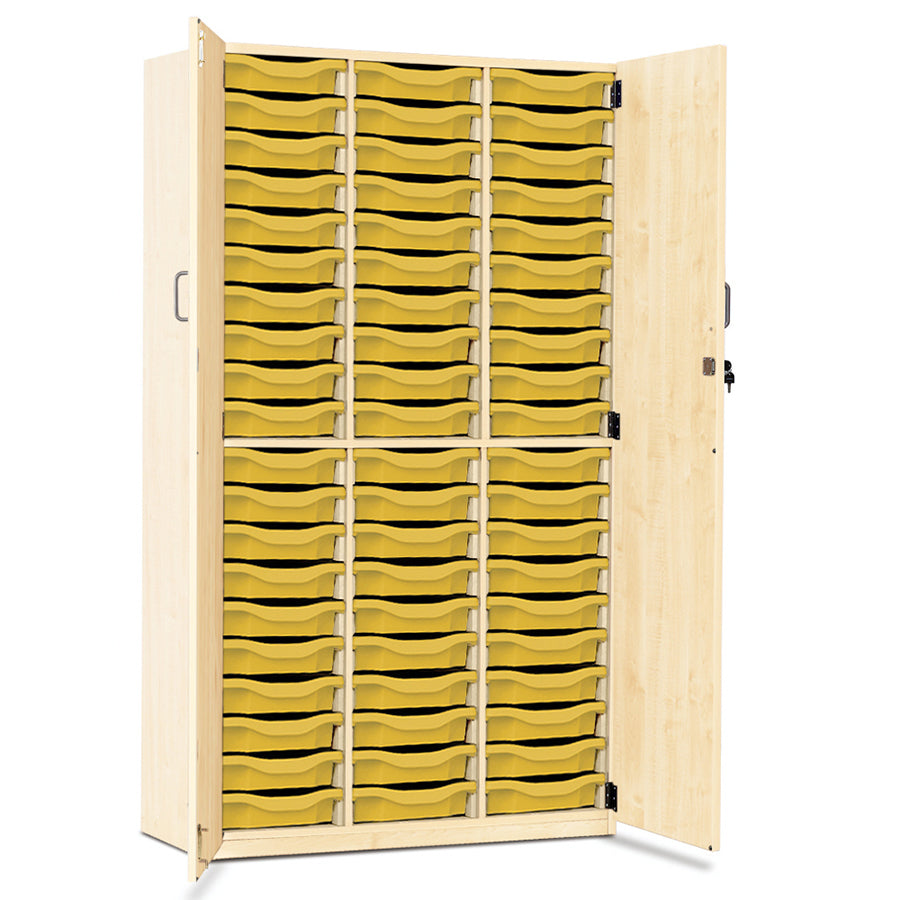 60 Tray Storage Cupboard with Full Locking Doors