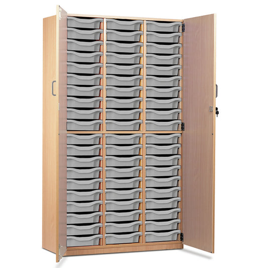 60 Tray Storage Cupboard with Full Locking Doors