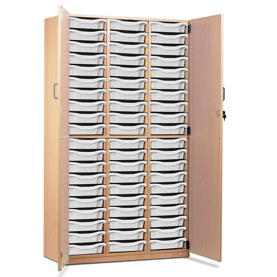 60 Tray Storage Cupboard with Full Locking Doors
