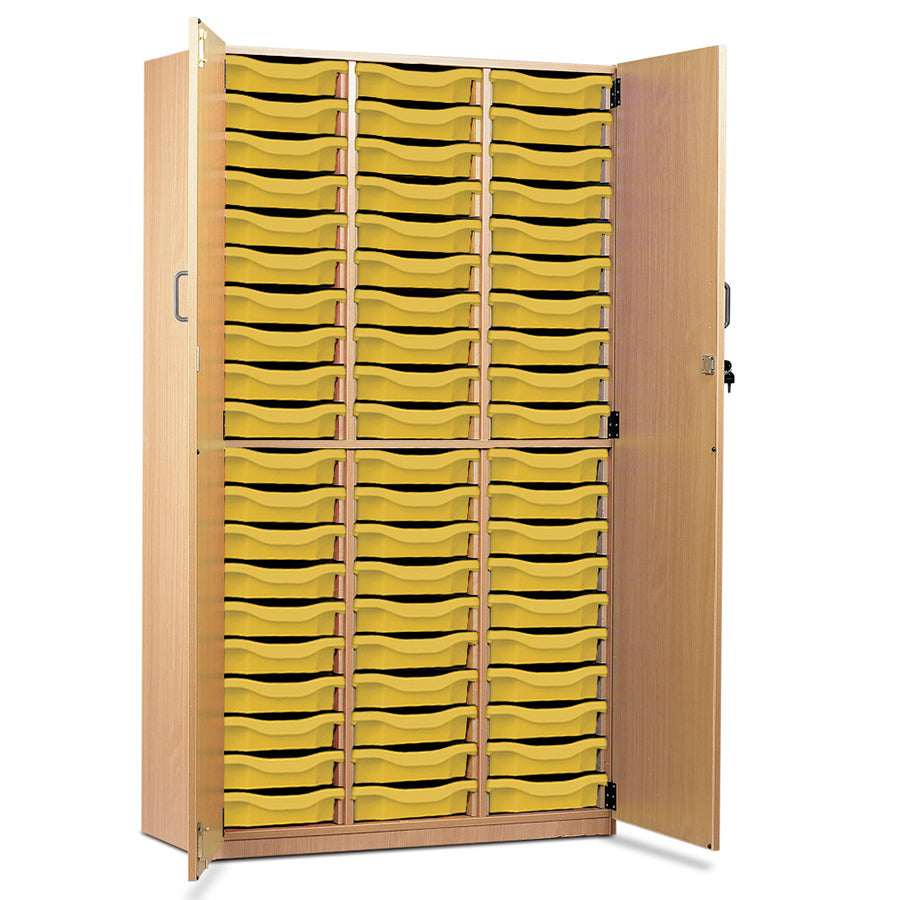 60 Tray Storage Cupboard with Full Locking Doors