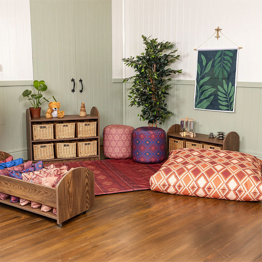 Willowbrook Bohemian Bean Cushions 8 cushions with Trolley DFEU27 Childrens Furniture Lifestyle Image