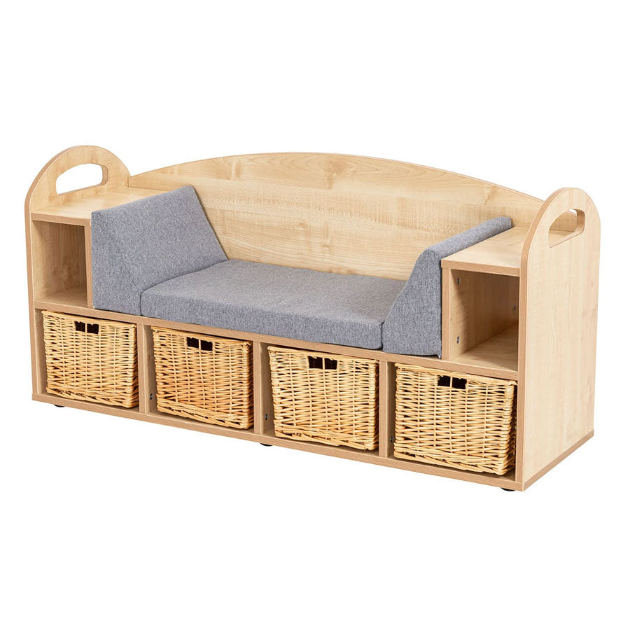 Willowbrook Classic Reading Seat with Baskets DFEC069B Childrens Furniture