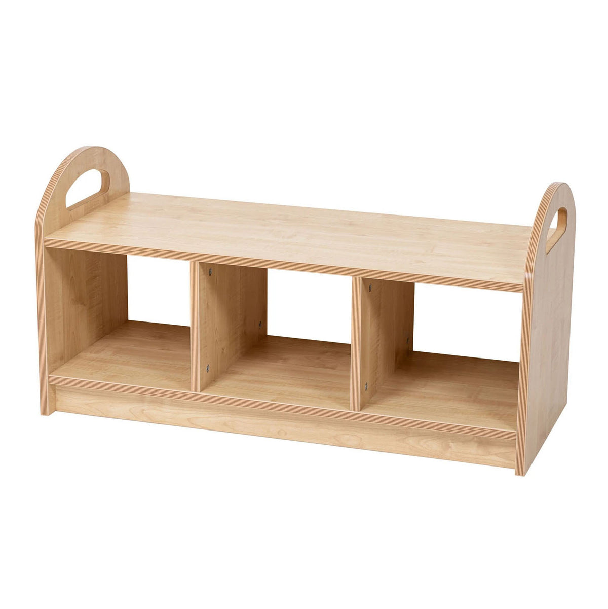 Willowbrook Pioneer One Tier Open Shelving Unit with Dividers DFEC002 Childrens Furniture