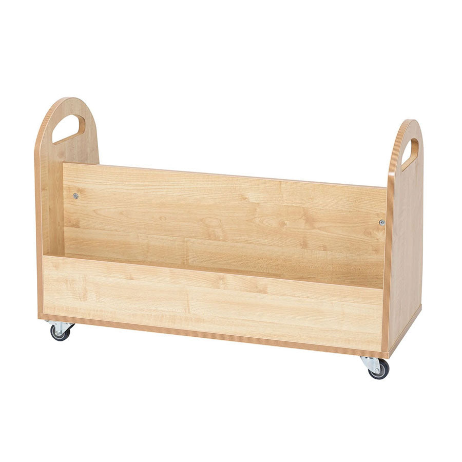 Willowbrook Wallace Low Mobile Book Storage Rear View DFEC013 Childrens Furniture
