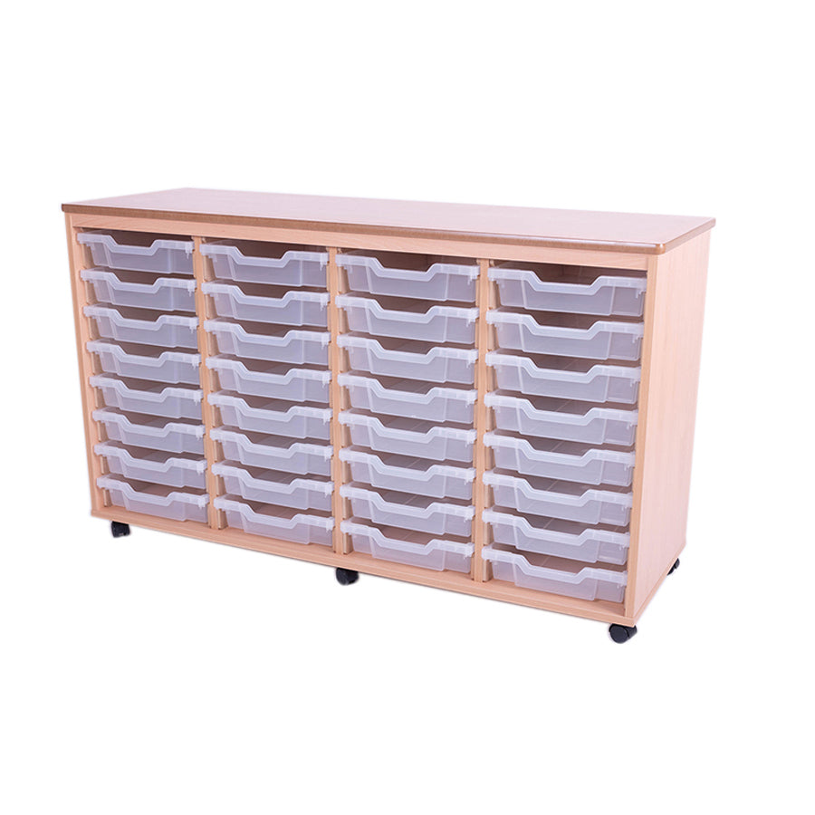 Bergen Mobile 32 Shallow Tray Unit