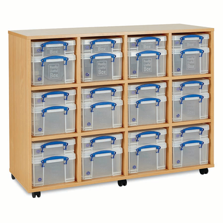 Really Useful Storage Box Unit with 24 Boxes