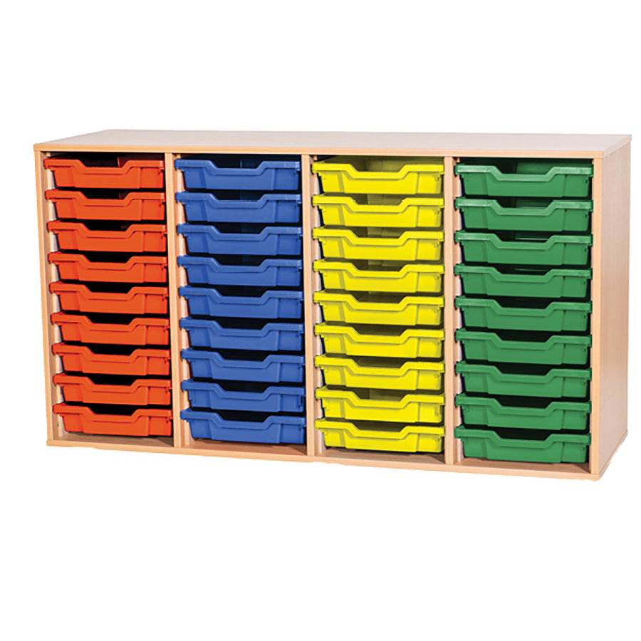 SMART STORAGE-36 SHALLOW TRAY QUAD STATIC UNIT