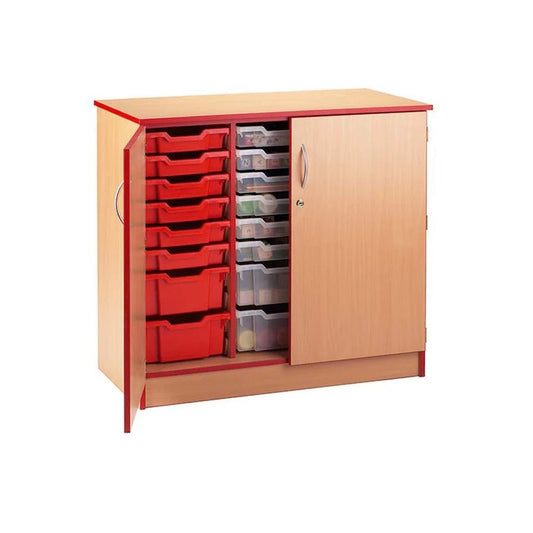Smart Storage 30 Tray Triple Unit Mobile With Lockable Doors