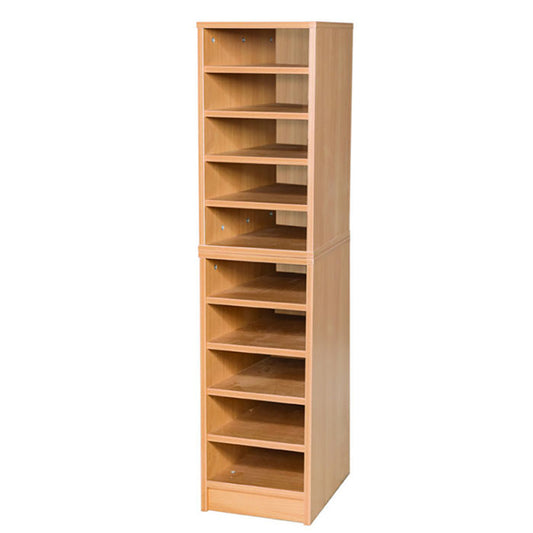 Smart Storage 10 Fixed Shelf A3 Paper Tower - Static