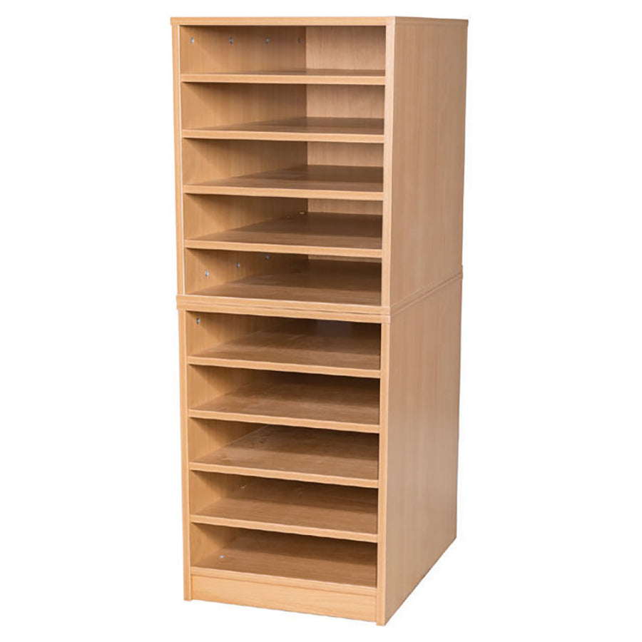 Smart Storage 10 Fixed Shelf A2 Paper Store - Mobile or Static