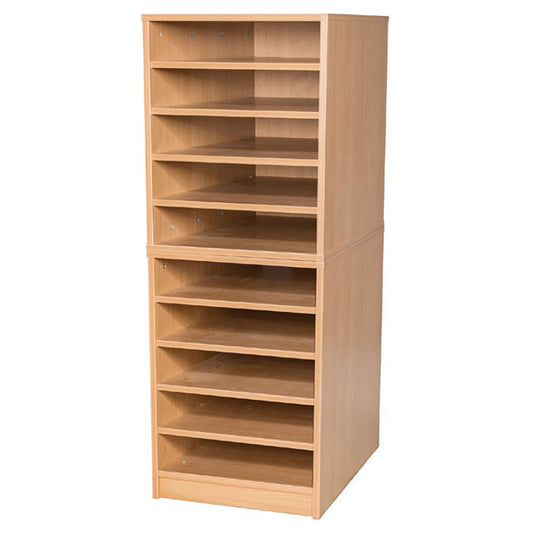 Smart Storage 10 Fixed Shelf A2 Paper Store - Mobile or Static