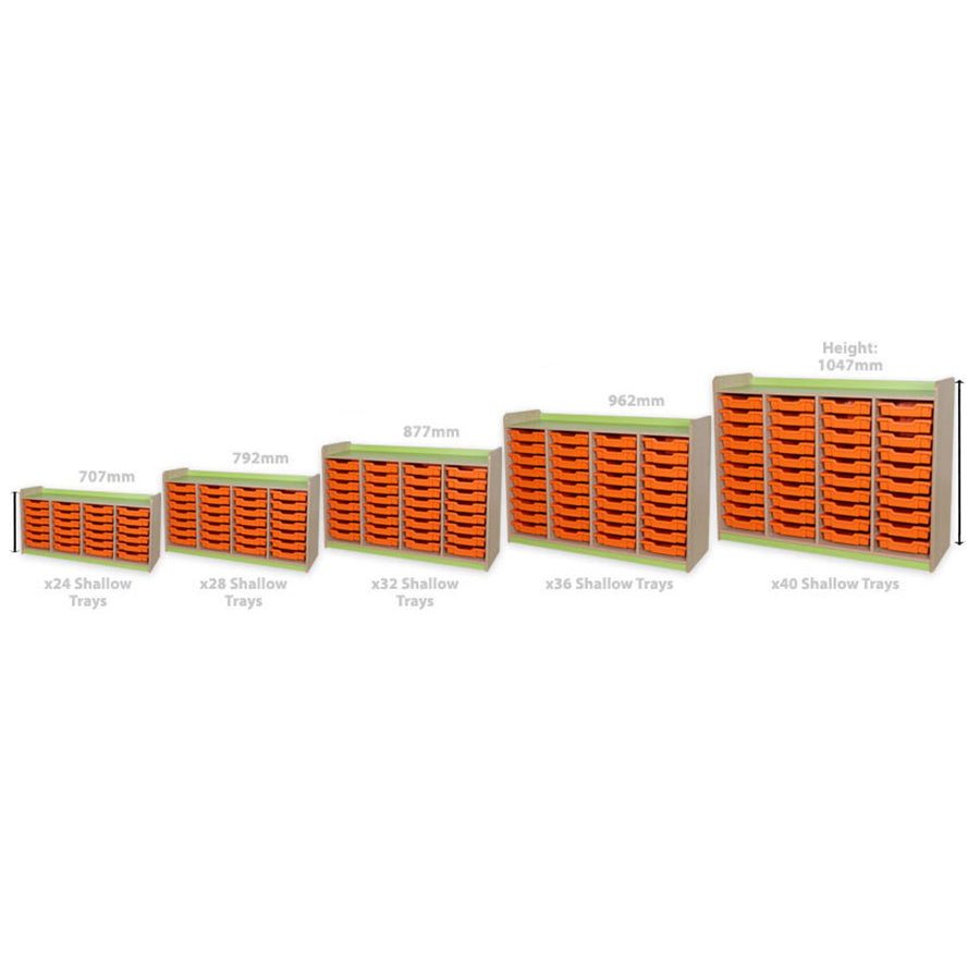 KubbyClass® - 28 Shallow Tray Quad Unit