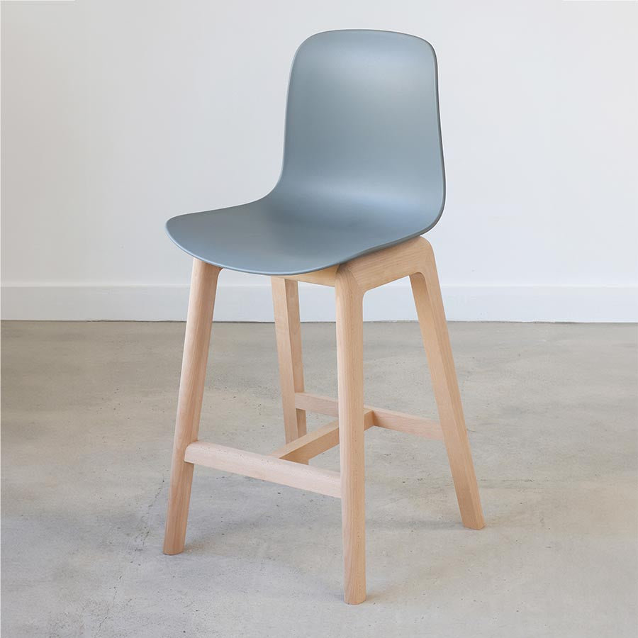 Flux Beech Wood 4 Leg Stool