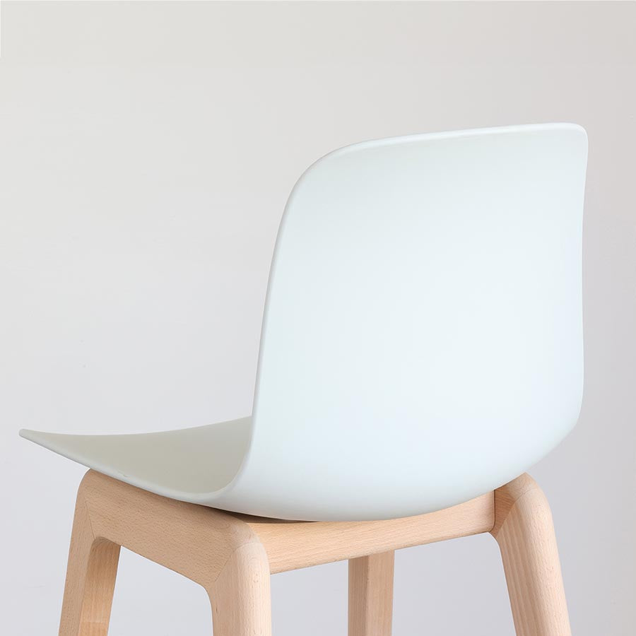 Flux Beech Wood 4 Leg Stool