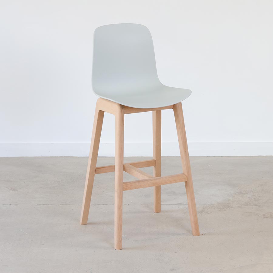 Flux Beech Wood 4 Leg Stool