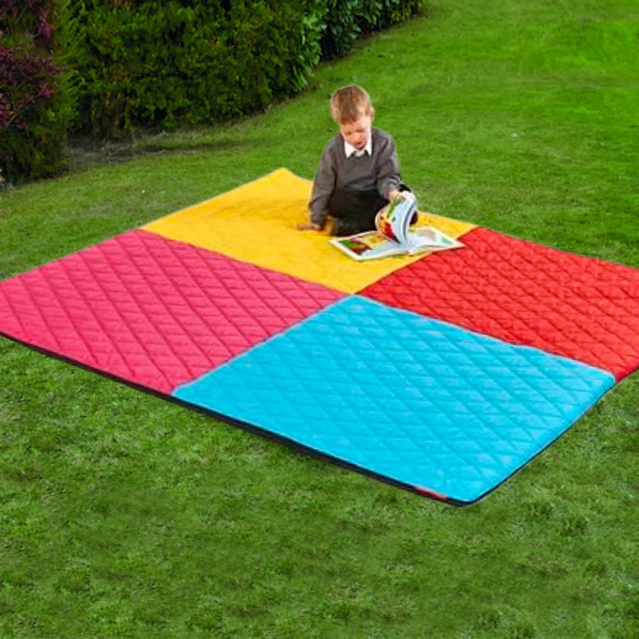 Large Quilted Harlequin Mat 2m