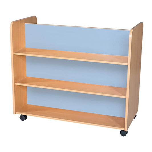Kubbyclass Mobile Double Sided Bookcase