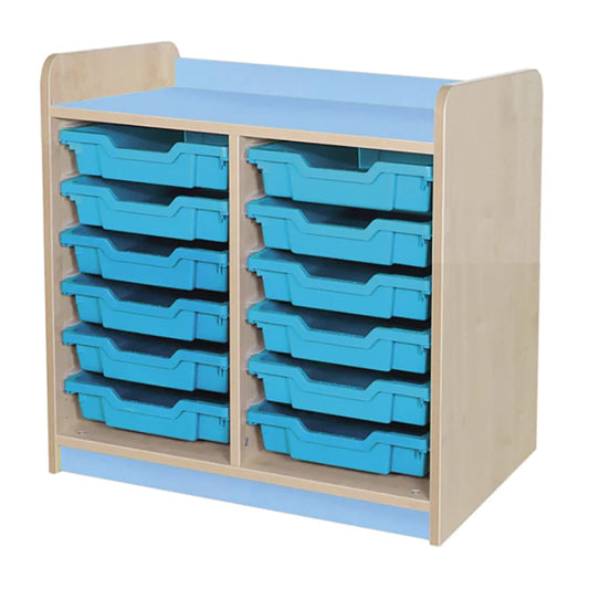 KubbyClass® - 12 Shallow Tray Double Unit