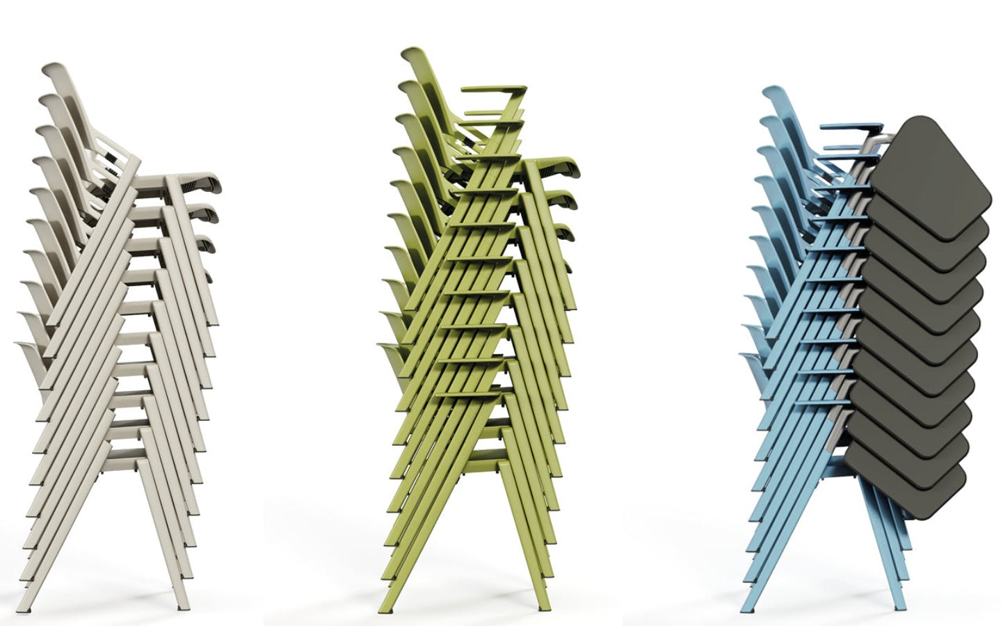 Myke Stacking Chair With Arms