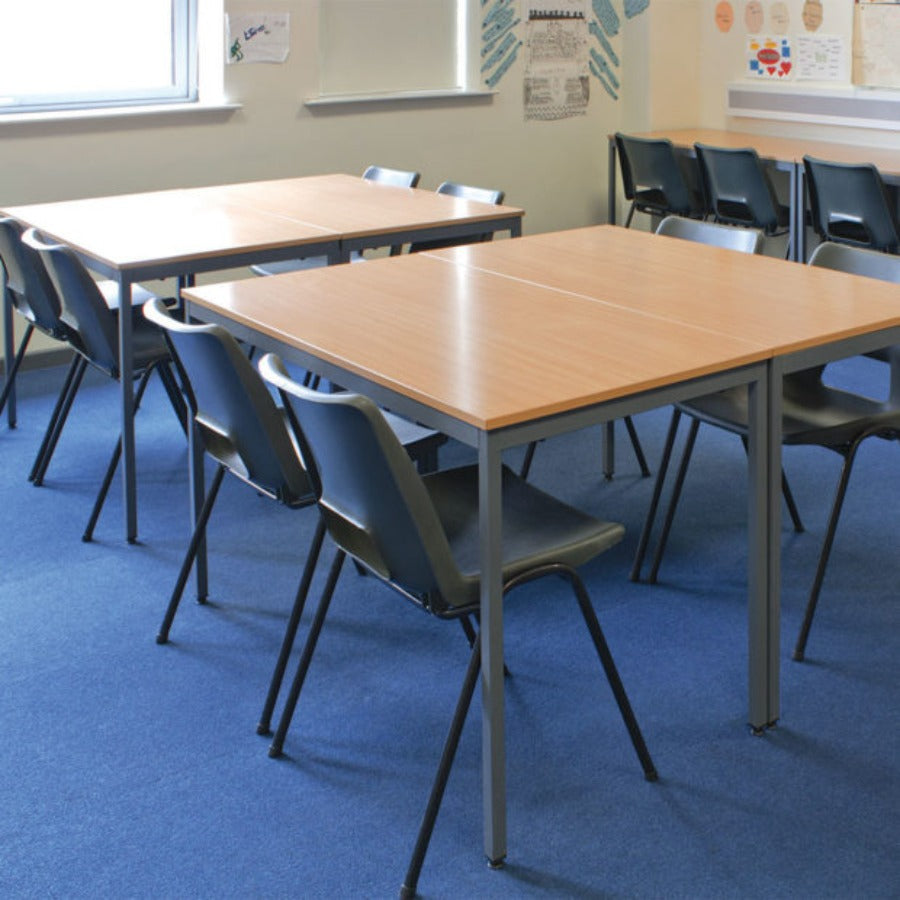 Morleys Fully Welded Classroom Table 1200x600 Rectangle MDF Edge