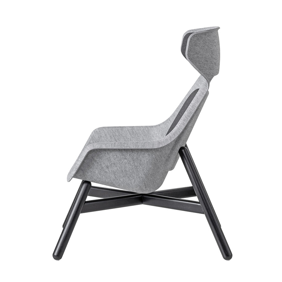 Felt Relax Wooden Frame Chair