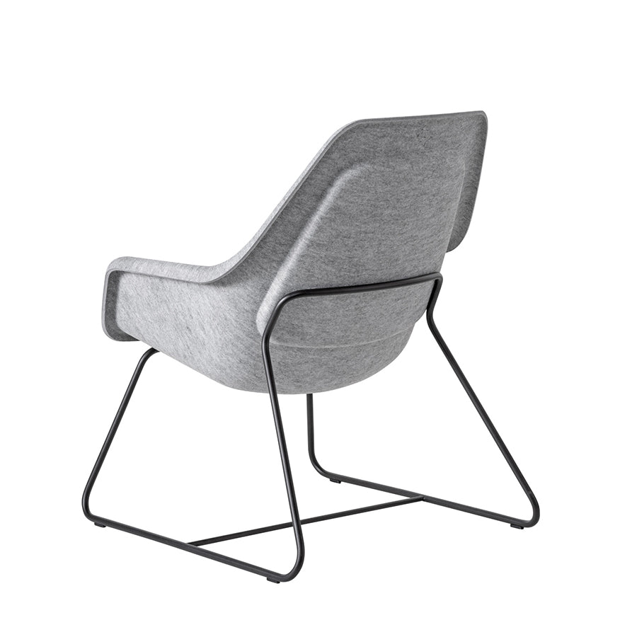 Felt Relax Skid Frame Chair
