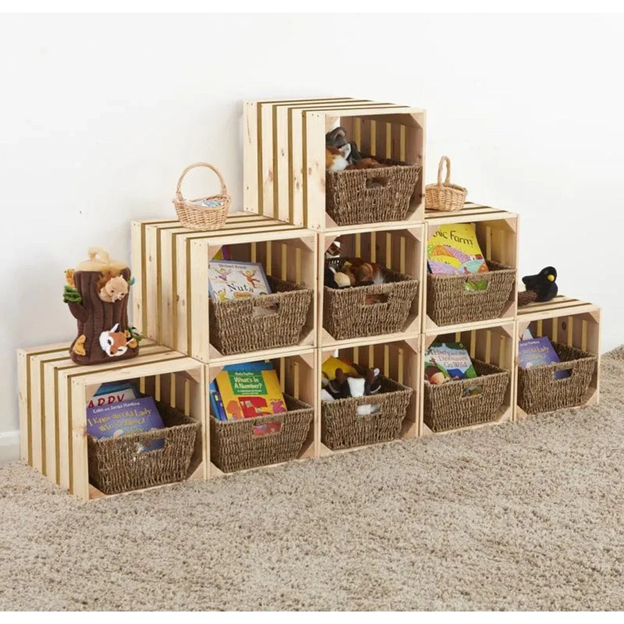 Modular Storage Squares (Set of 9 Wooden Frames)