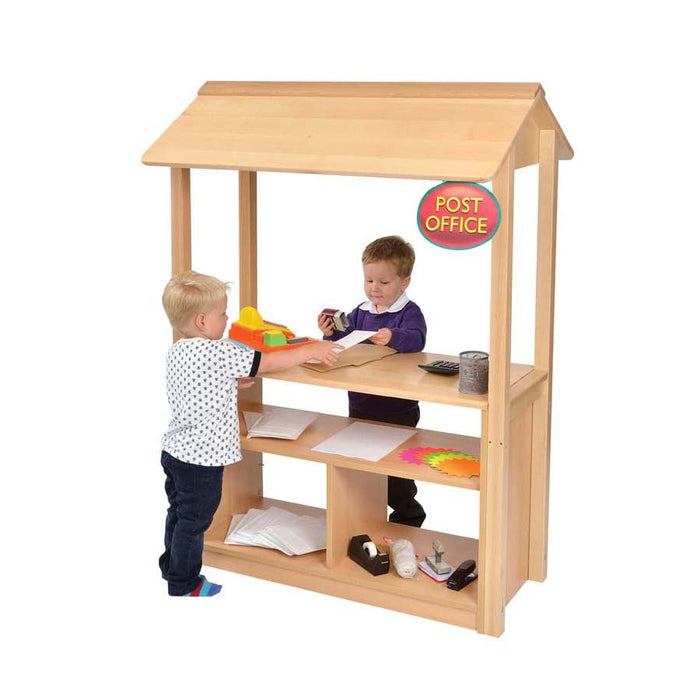 Open Bookcase With Shop Canopy