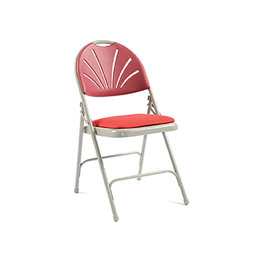 2600 Comfort Back steel Folding Chair with Upholstered Seat Package (36x Chairs - 1x Trolley)