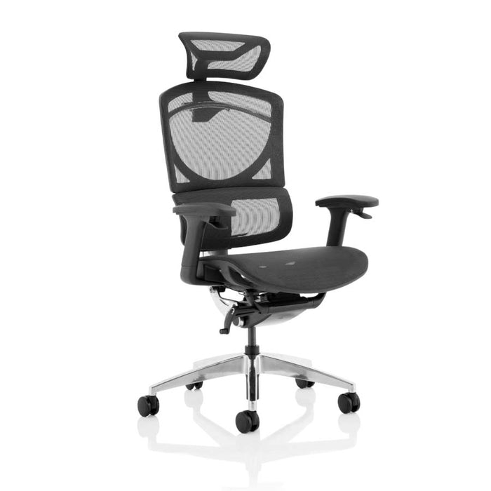 Ergo Click Plus Black Mesh with Headrest