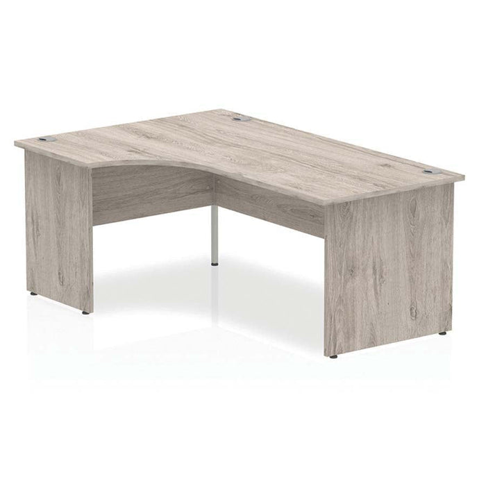 Impulse Panel End Crescent Desk W1600 Left Hand