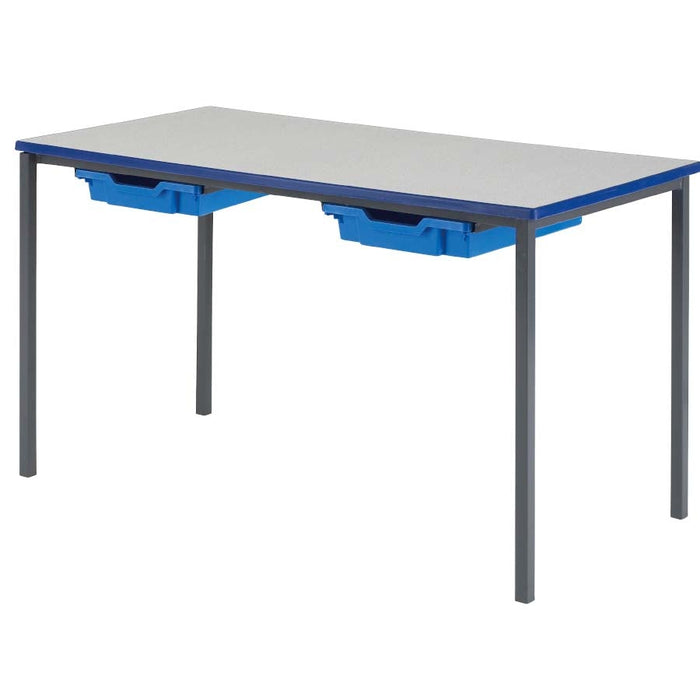 Morleys Tray Rectangle Classroom Table Cast PU Edge 1100 X 550