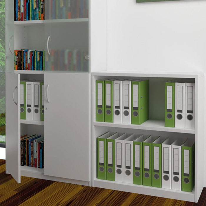 Infinity Extra Tall Cupboard & Glass Doors