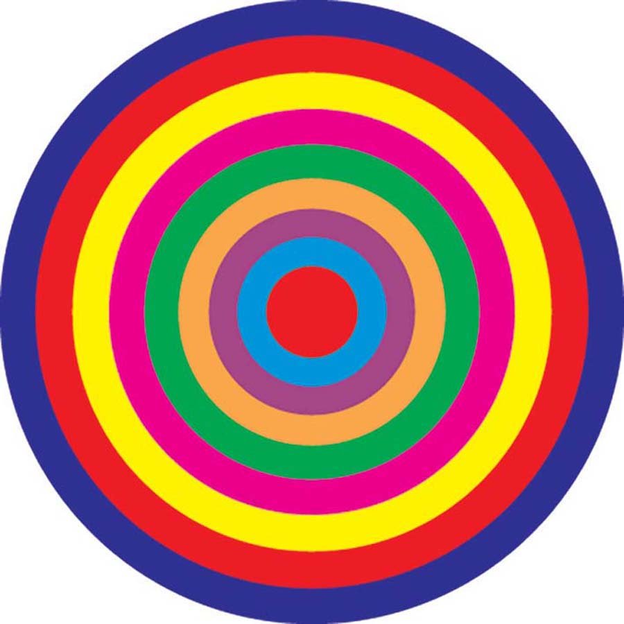Rainbow Circular Mat