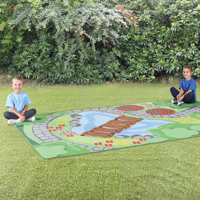 Back To Nature™ Chloe Caterpillar Numeracy & Literacy Outdoor Play™ Tuf-Loop™ 3X2M