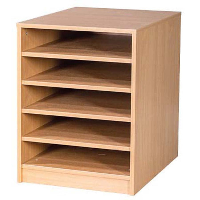 Smart Storage 5 Space Fixed Shelf A2 Paper Tower