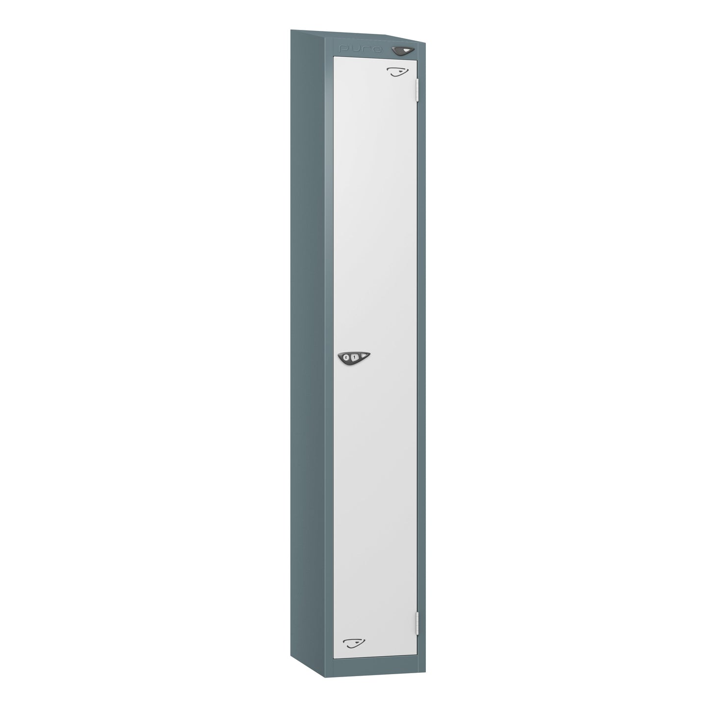 Pure Prime 1 Door Sloping Top Locker H1950/1800xW380xD450mm