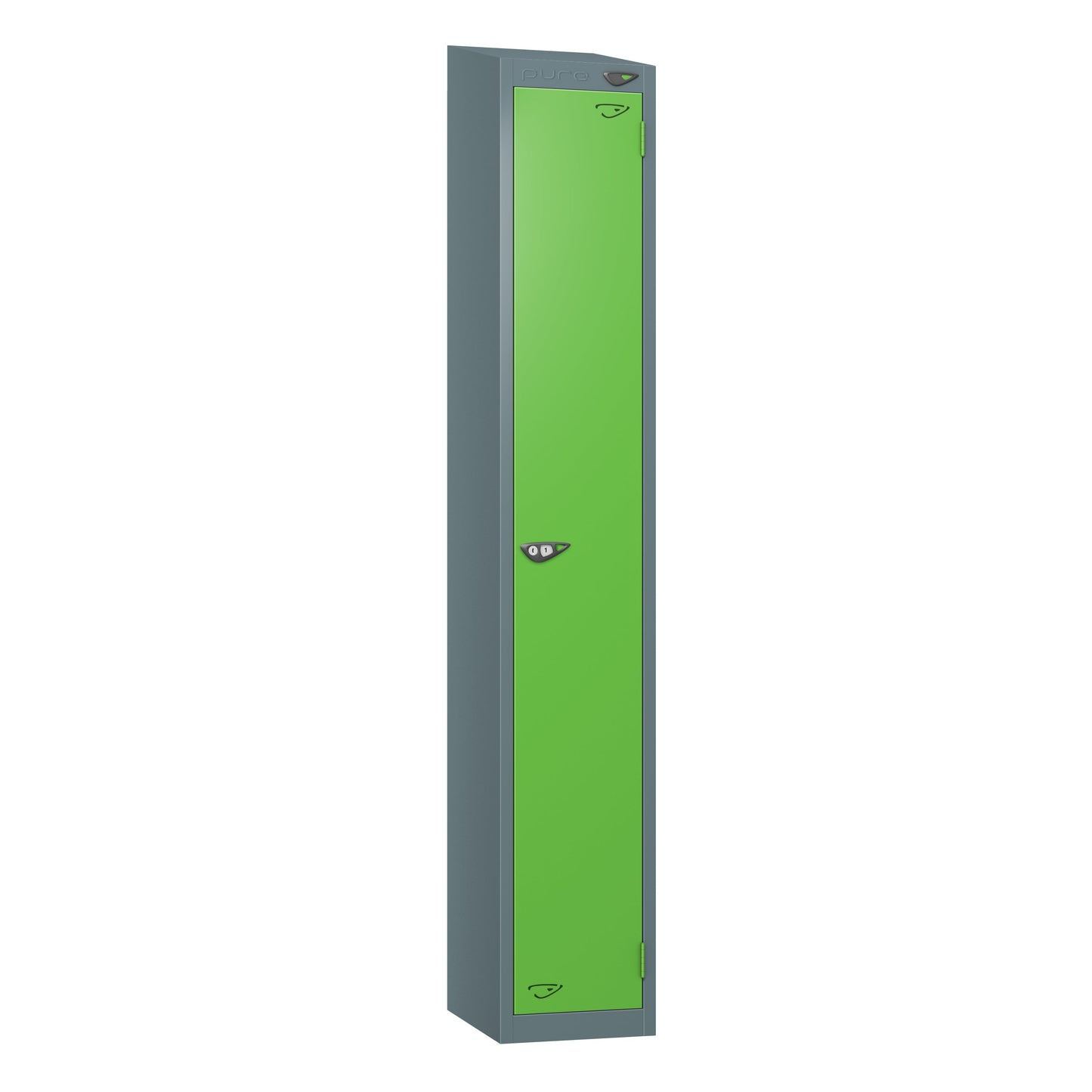 Pure Prime 1 Door Sloping Top Locker H1950/1800xW380xD450mm