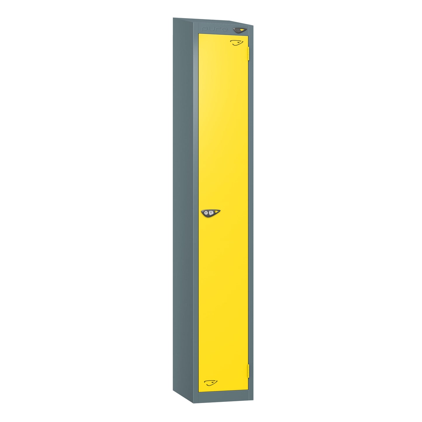 Pure Prime 1 Door Sloping Top Locker H1950/1800xW380xD450mm